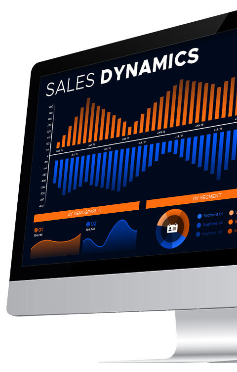 Models, forecasts, visualizations, and KPI scorecards all updated with real time data, leveraging the best in Advanced Analytics, Business Forecasting, Market and Business Intelligence, and Business Process Automation